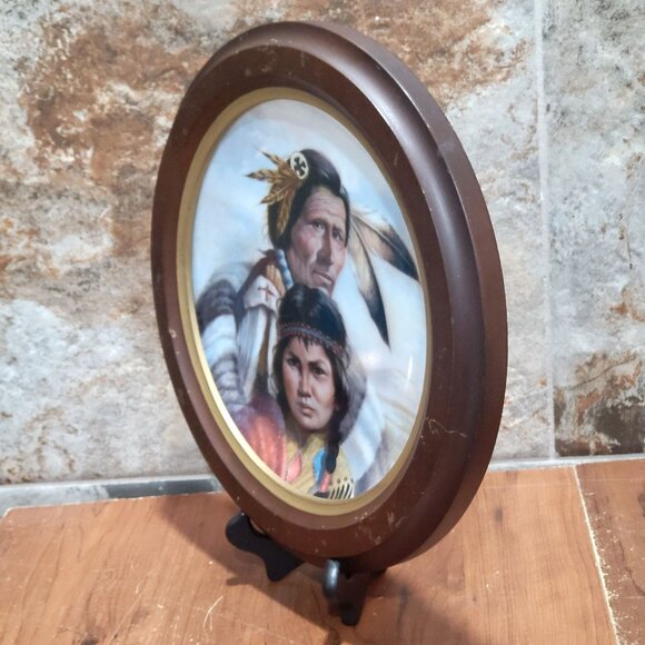 Vague Shadows The Blackfoot Nation Decorative Collector Plate by Perillo Eighth - Picture 5 of 16